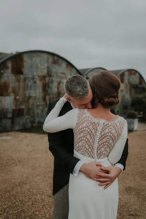 Bridal hair at Cripps Barn